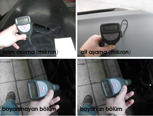 Anlaşılmayan oto boyama